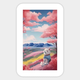 Japan Scenery 2 - Japanese Retro Art Sticker